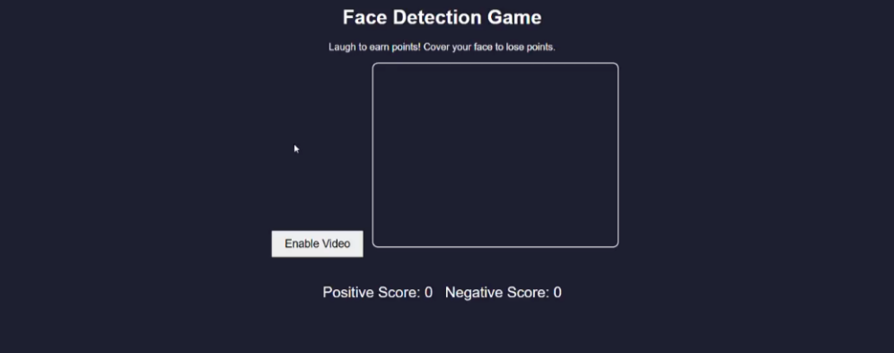 Face Detection AI Game